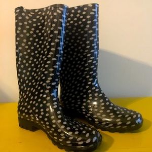 Polka Dot Rain Boots